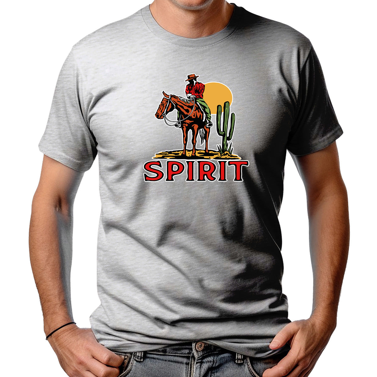 CAMISETA MASCULINA SPIRIT WILD HORSE