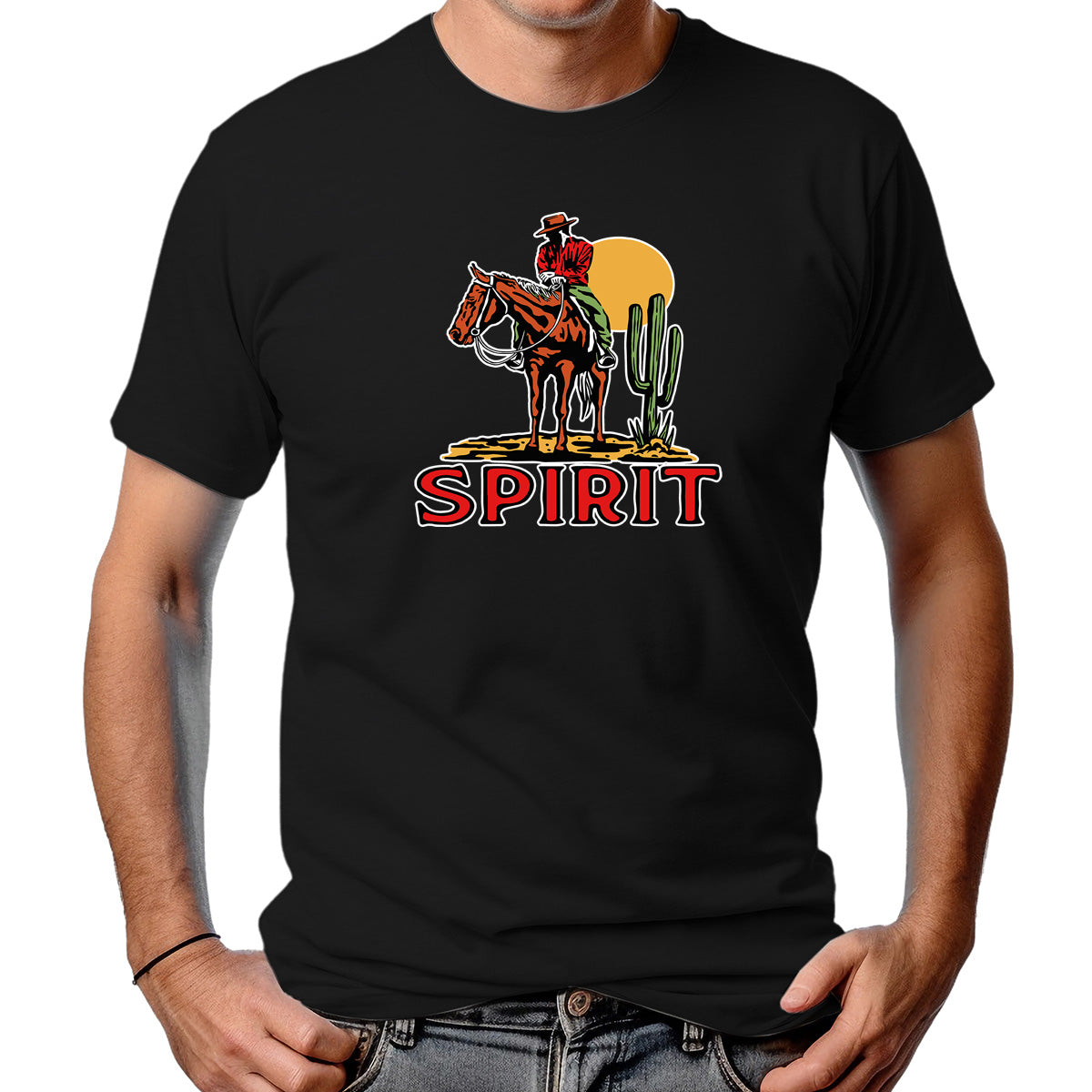 CAMISETA MASCULINA SPIRIT WILD HORSE