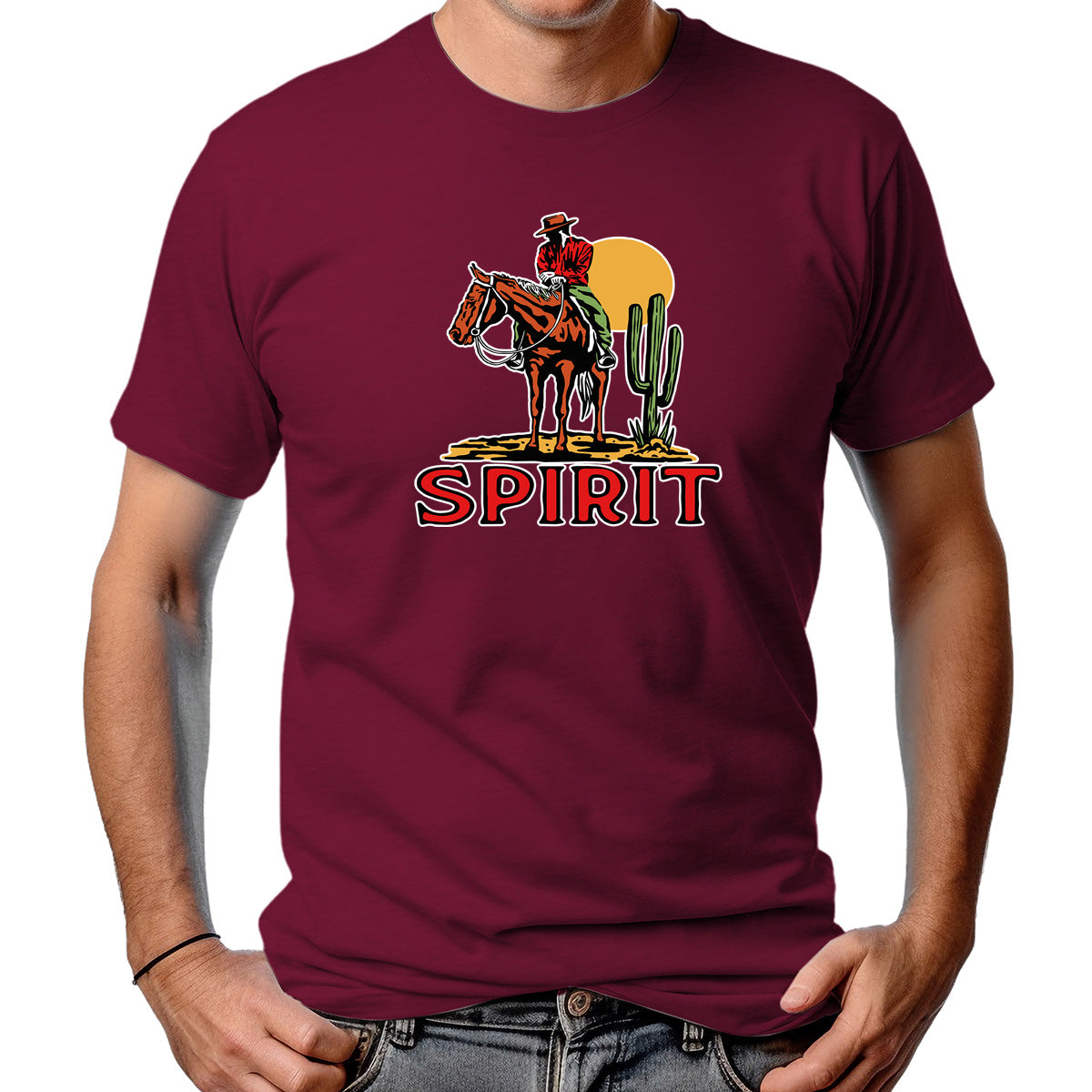 CAMISETA MASCULINA SPIRIT WILD HORSE