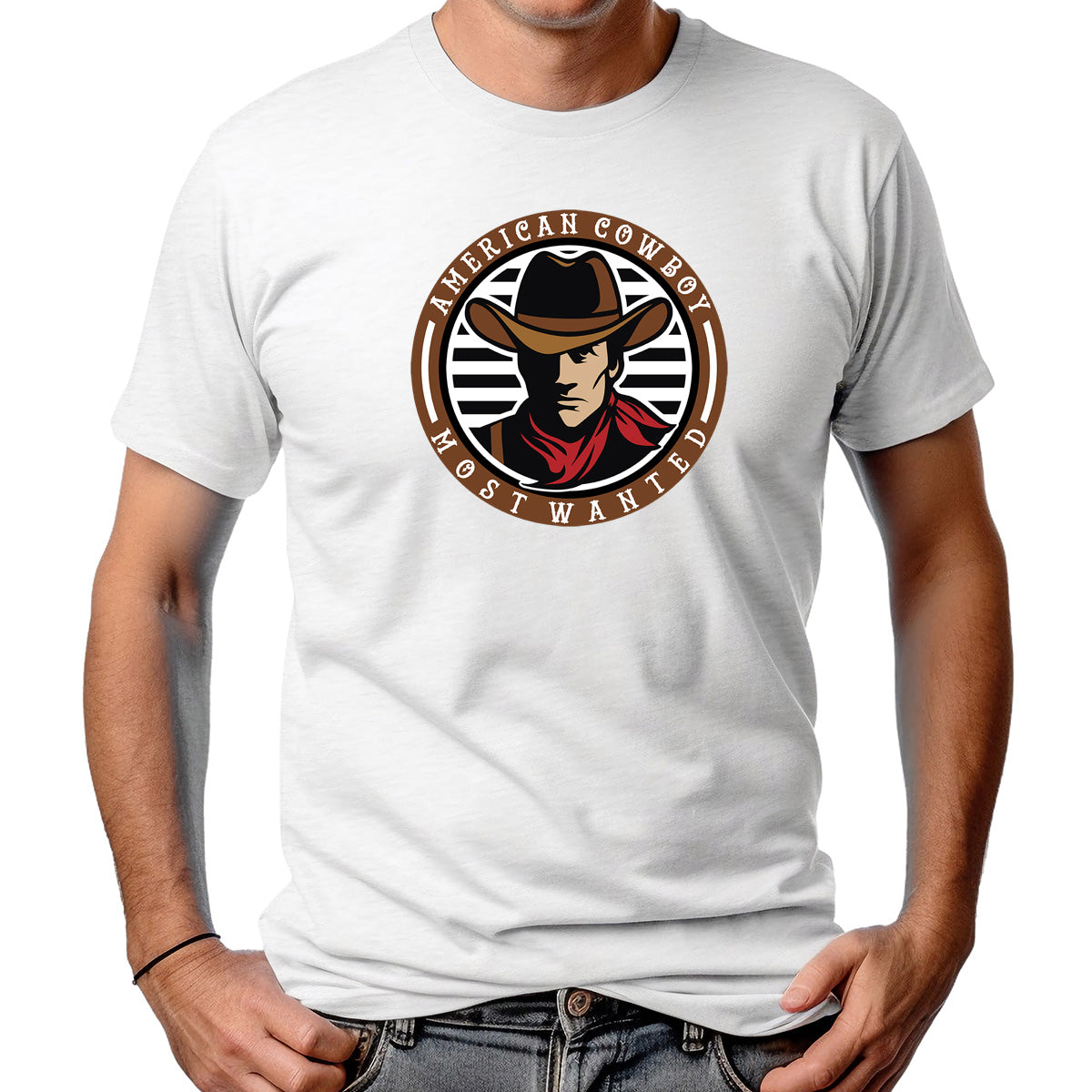 CAMISETA MASCULINA MOST WANTED COWBOY