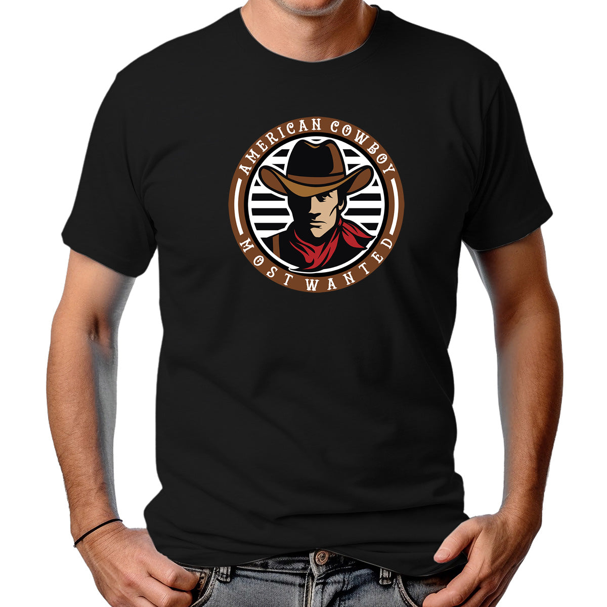 CAMISETA MASCULINA MOST WANTED COWBOY