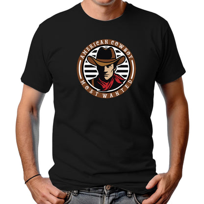 CAMISETA MASCULINA MOST WANTED COWBOY