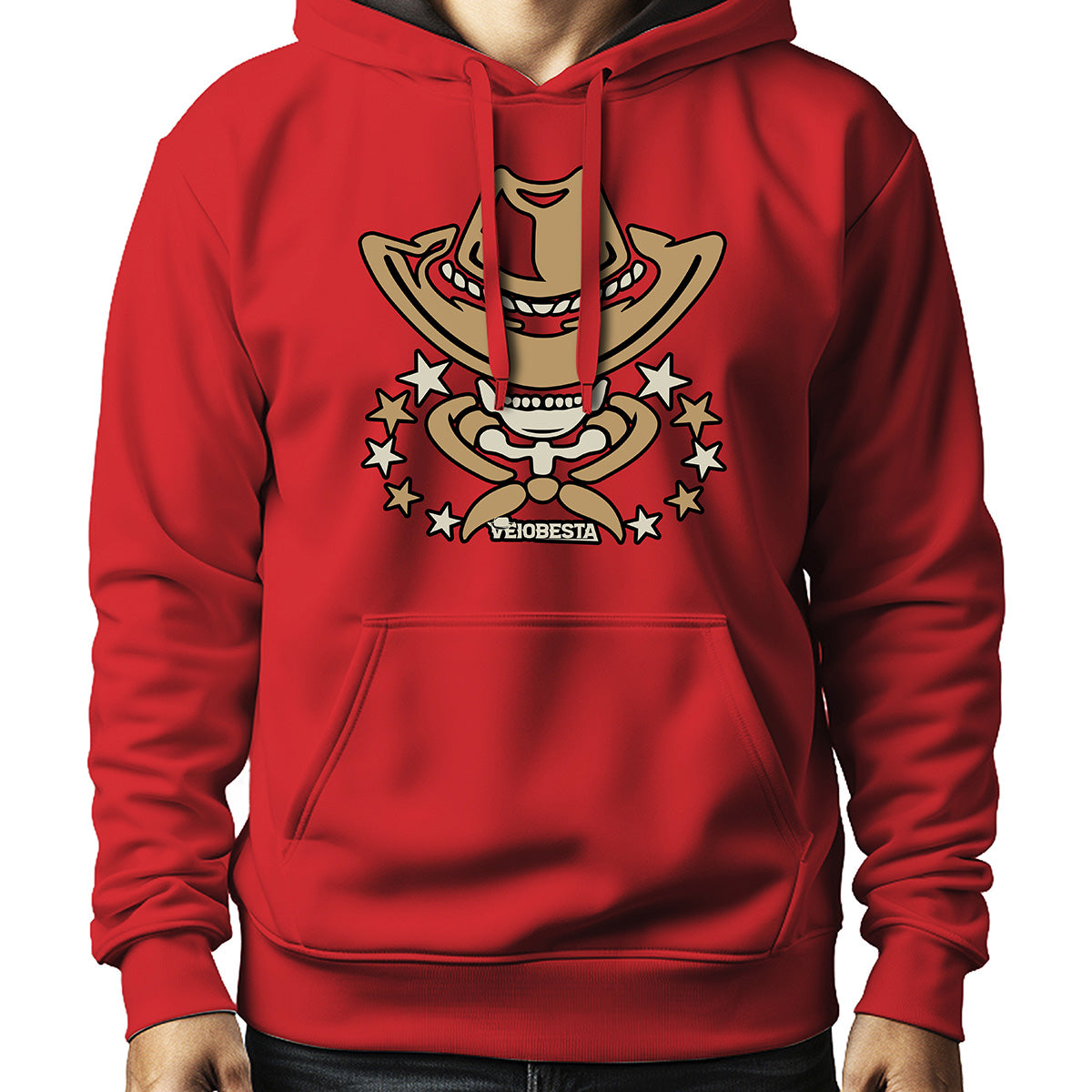 MOLETOM MASCULINO SHERIFF SKULL HAT