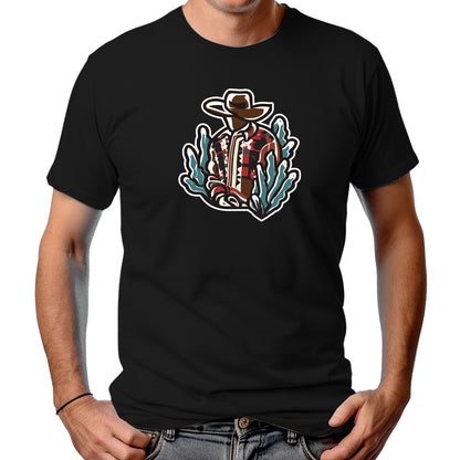 CAMISETA MASCULINA COWBOY AND TREES