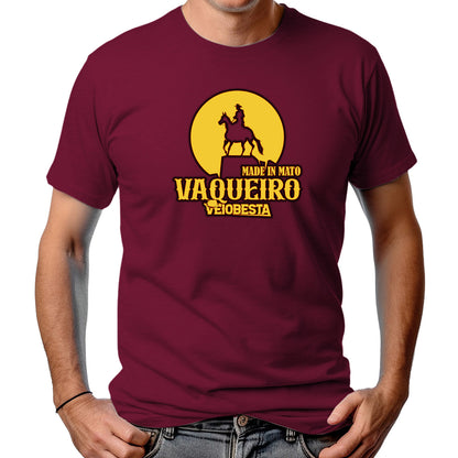 CAMISETA MASCULINA MADE IN MATO VAQUEIRO