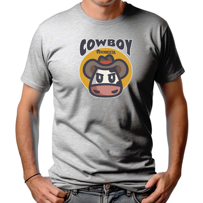 CAMISETA MASCULINA VAQUINHA DE DESENHO