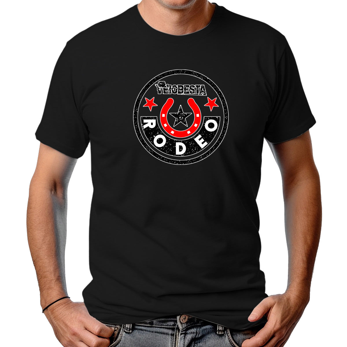 CAMISETA MASCULINA RODEO HORSESHOE