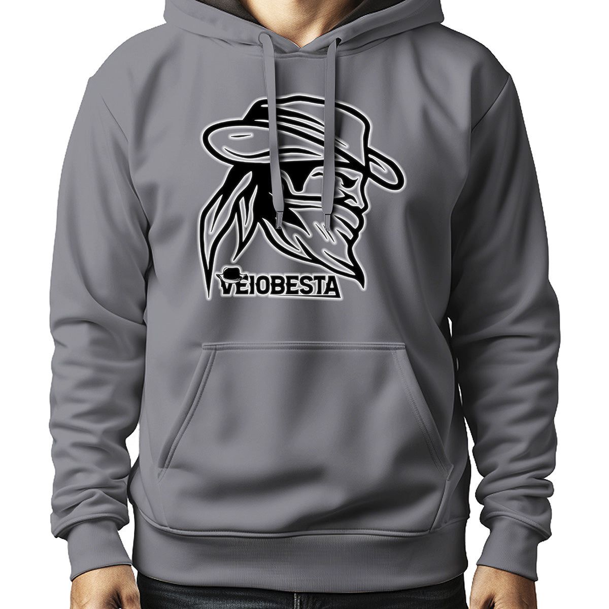 MOLETOM MASCULINO COWBOY VEIOBESTA INDÍGENA