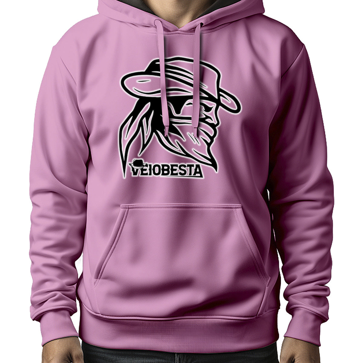MOLETOM MASCULINO COWBOY VEIOBESTA INDÍGENA