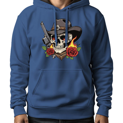 MOLETOM MASCULINO SKULL AND ROSES