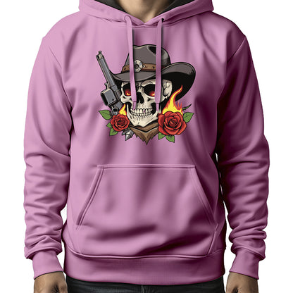 MOLETOM MASCULINO SKULL AND ROSES