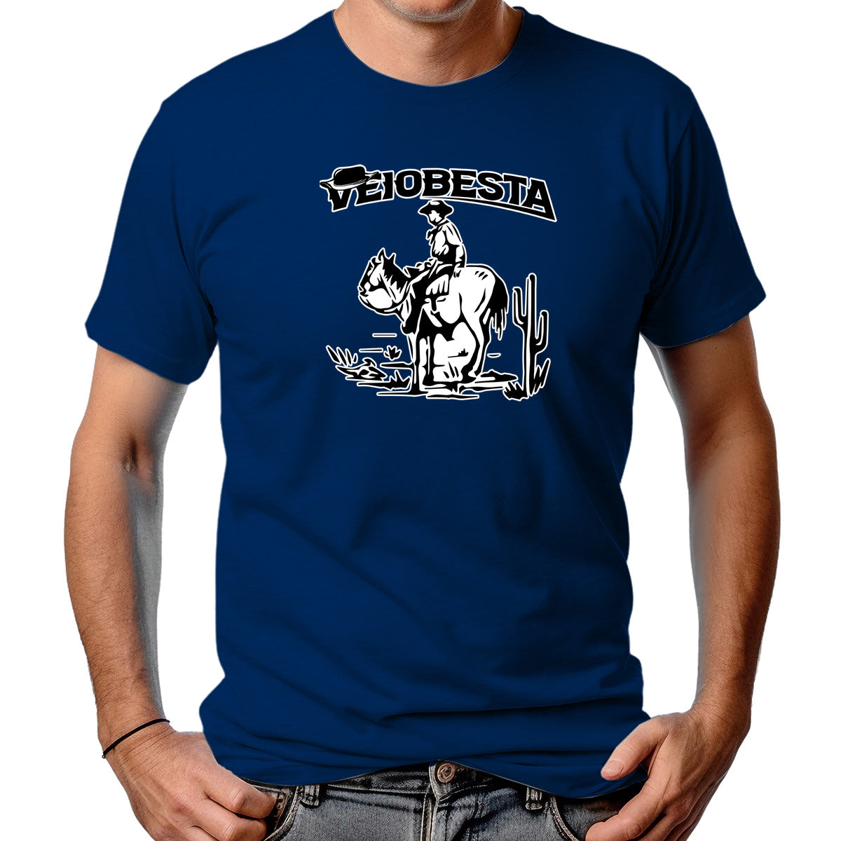 CAMISETA MASCULINA MULA NO DESERTO