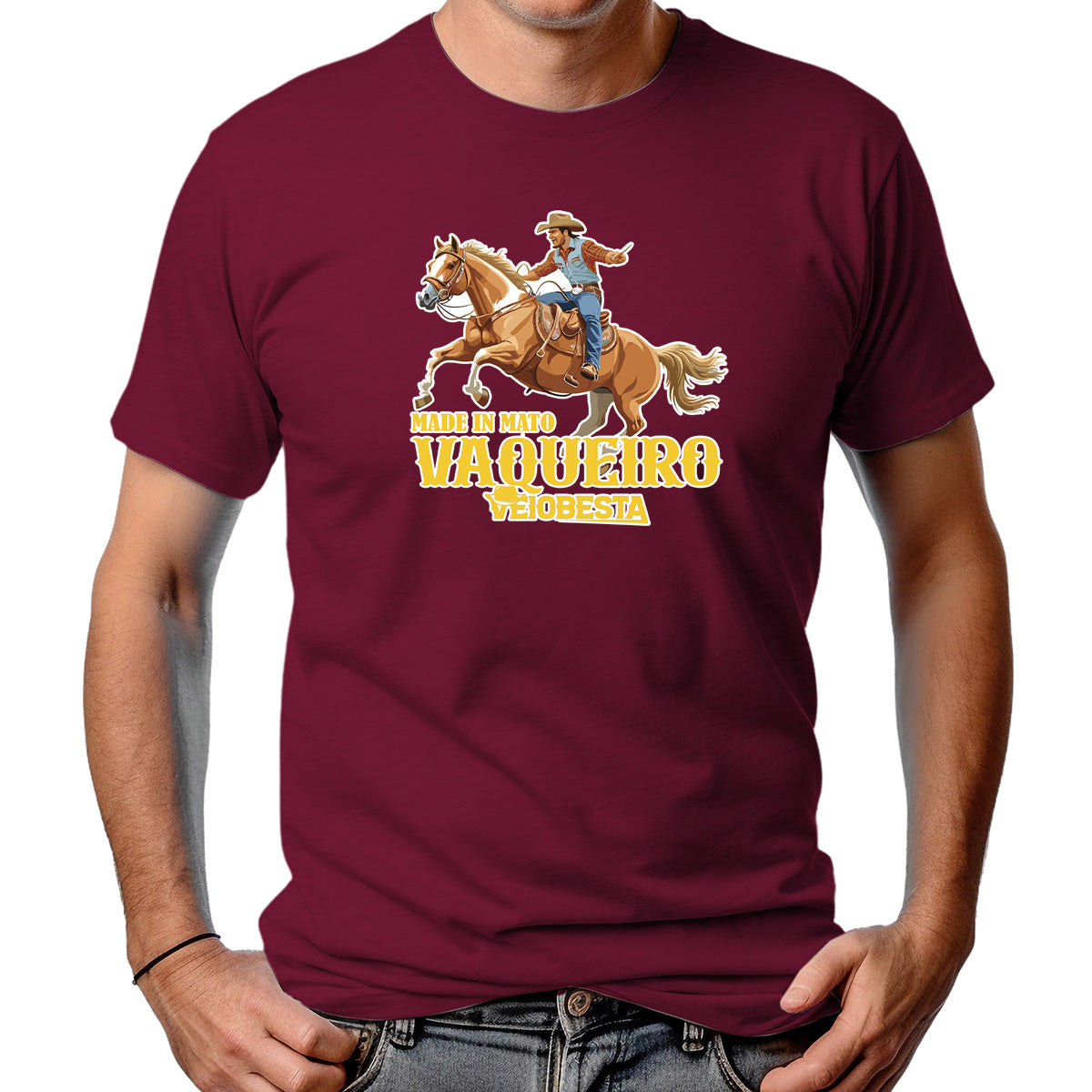 CAMISETA MASCULINA MADE IN MATO VAQUEIRO