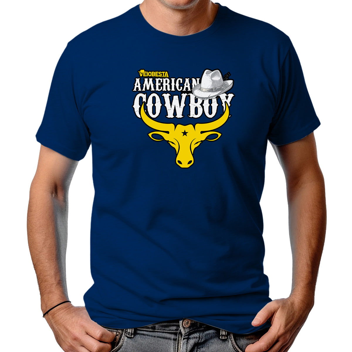 CAMISETA MASCULINA COWBOY AMERICANO