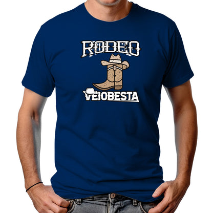 CAMISETA MASCULINA RODEO VEIOBESTA BOOTS