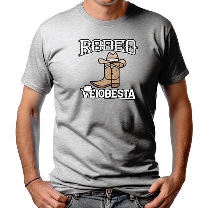 CAMISETA MASCULINA RODEO VEIOBESTA BOOTS