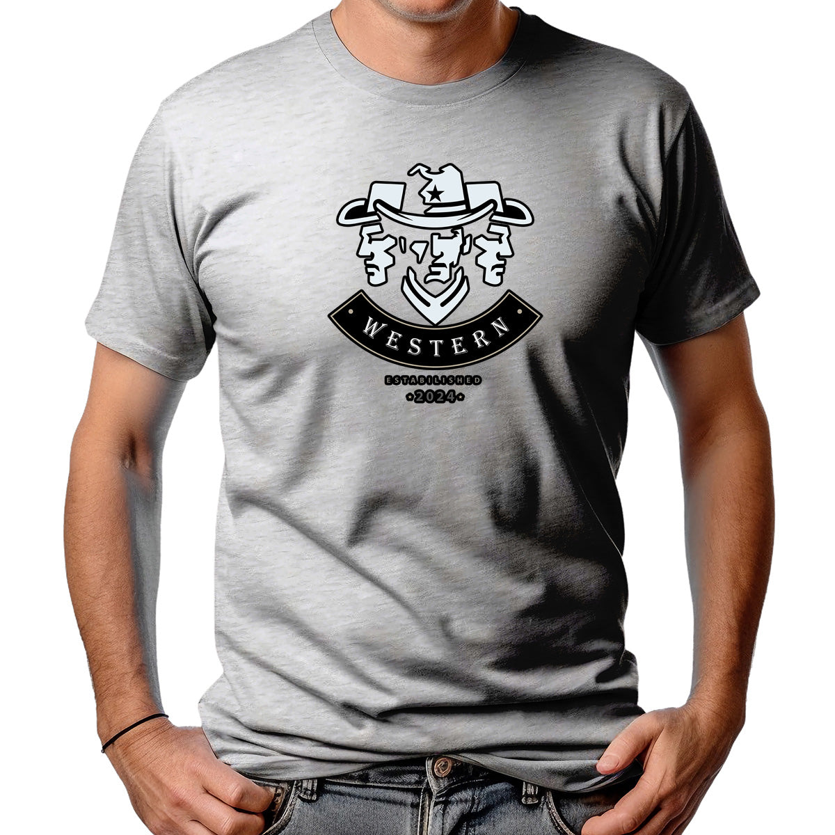 CAMISETA MASCULINA COPS WESTERN