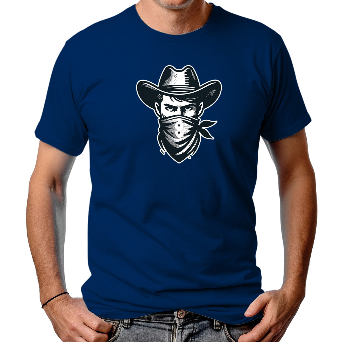 CAMISETA MASCULINA COWBOY MASCARADO