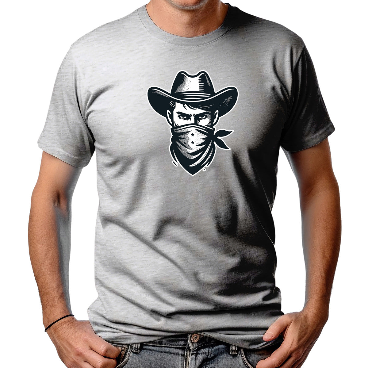 CAMISETA MASCULINA COWBOY MASCARADO