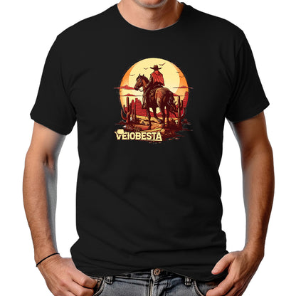 CAMISETA MASCULINA VEIOBESTA POR DO SOL