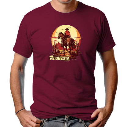 CAMISETA MASCULINA VEIOBESTA POR DO SOL