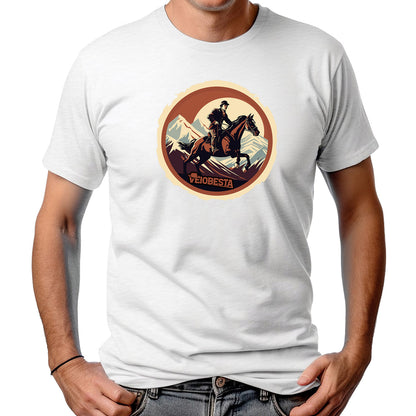 CAMISETA MASCULINA COWBOY NA MONTANHA
