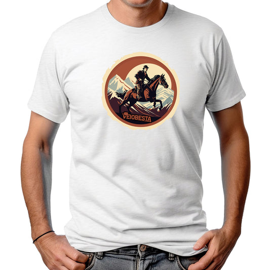 CAMISETA MASCULINA COWBOY NA MONTANHA