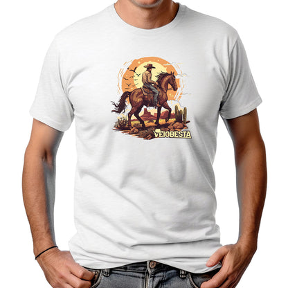 CAMISETA MASCULINA CAVALHEIRO DO DESERTO