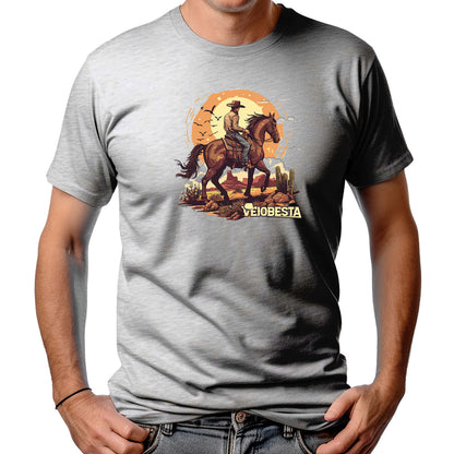 CAMISETA MASCULINA CAVALHEIRO DO DESERTO