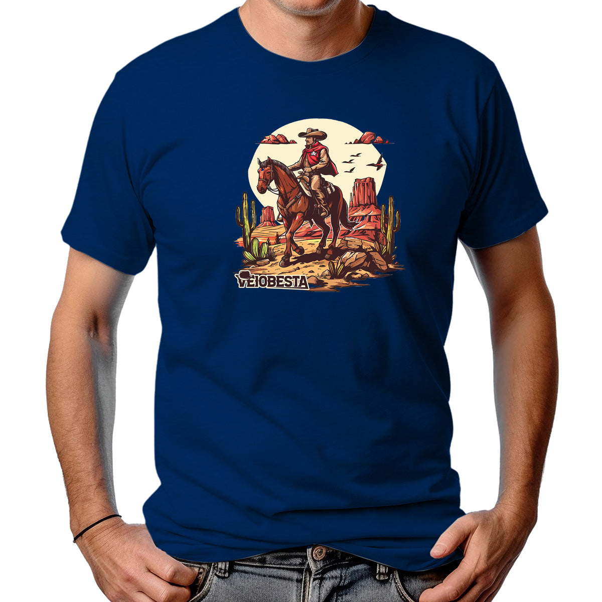 CAMISETA MASCULINA CAVALHEIRO DO DESERTO 2