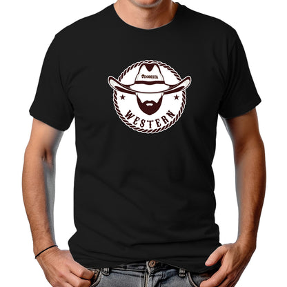 CAMISETA MASCULINA COWBOY BARBUDO