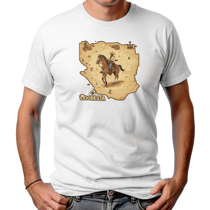 CAMISETA MASCULINA MAPA DO OCIDENTE